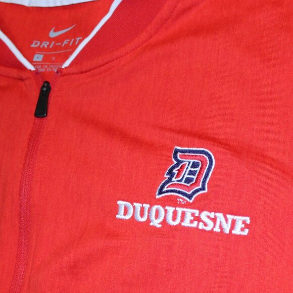 ❤️Nike DRI fit quarter zip pullover Duquesne University Dukes - Picture 2 of 6